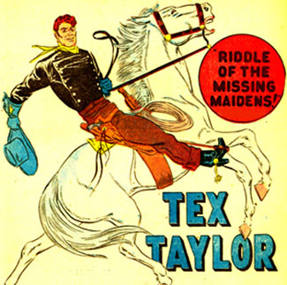 TEX TAYLOR splash page.