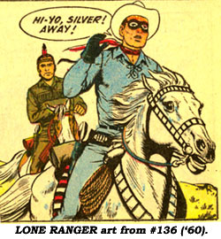 LONE RANGER art from #136 ('60).