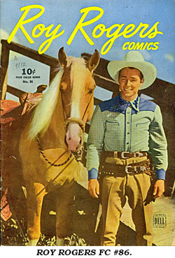 Cover to ROY ROGERS FC #86.