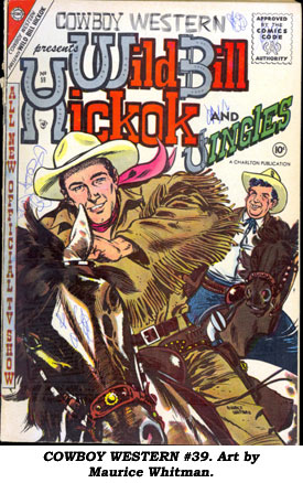 COWBOY WESTERN #39. Art by Maurice Whitman.