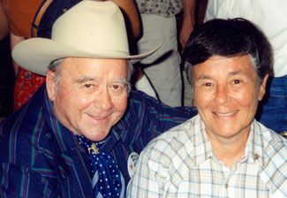 The two stars of “Buffalo Bill Jr.”, Dick Jones and Nancy Gilbert, saw each other again for the first time in about 40 years at a film festival.