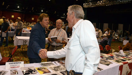 More friendships renewed. Edd Byrnes and Bob Fuller.