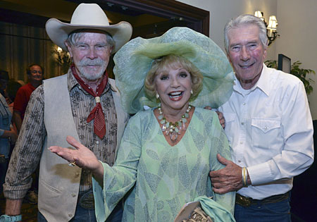 Good friends Buck Taylor, Ruta Lee, Bob Fuller.