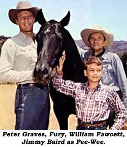 Peter Graves, Fury, William Fawcett, Jimmy Baird as Pee-Wee.