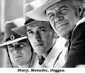 James Stacy, Wayne Maunder, Andrew Duggan of "Lancer".