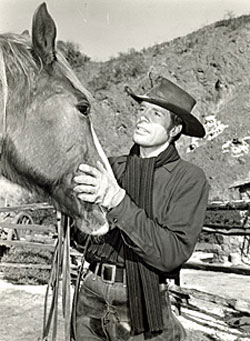 Robert Horton with horse.