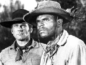 Head shot of Don Murray and Otis Young.