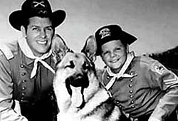 Rip Masters (Brown), Rin Tin Tin, Rusty (Aaker).