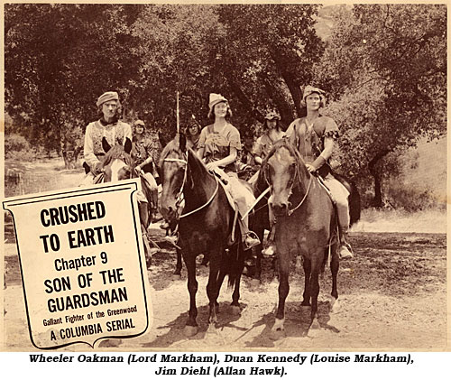 Wheeler Oakman (Lord Markham), Duan Kennedy (Louise Markham), Jim Diehl (Allan Hawk).