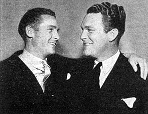 Charlie Farrell and Guinn "Big Boy" Williams in 1933.