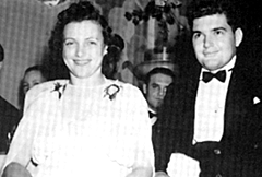 Director Bill Witney and his wife, Maxine, at an elite Hollywood function.