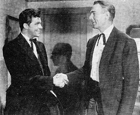 Shake hands with two Western legends...Dale Robertson and Randolph Scott.