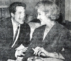 Robert Horton with British theatre actress Margaret Leighton. (Photo courtesy Terry Cutts.)