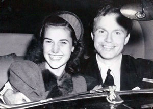 Peggy Stewart and Don Barry at their wedding in 1940. They were married until 1944. (Thanx to Bobby Copeland.)