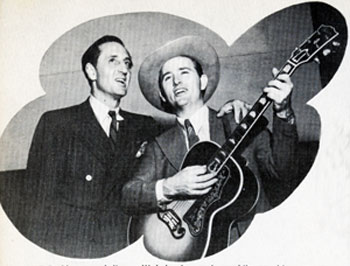 I would liked to have heard this duet! Sherlock Holmes...Basil Rathbone...and Jimmy Wakely sing a duet while recruiting blood doners at a Lockheed Aircraft luncheon in 1949.