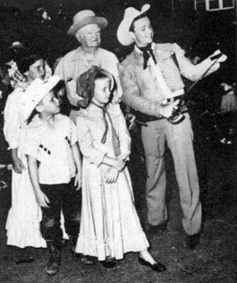 During the making of “The Last Command” (‘55 Republic), Ben Cooper and others in the cast stopped to call on former U.S. VP John Nance Garner where Cooper introduced some direct decendents of the heroes of the Alamo to distinguished guests.