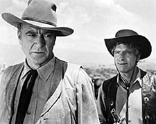 Gary Cooper and Burt Lancaster in "Vera Cruz".